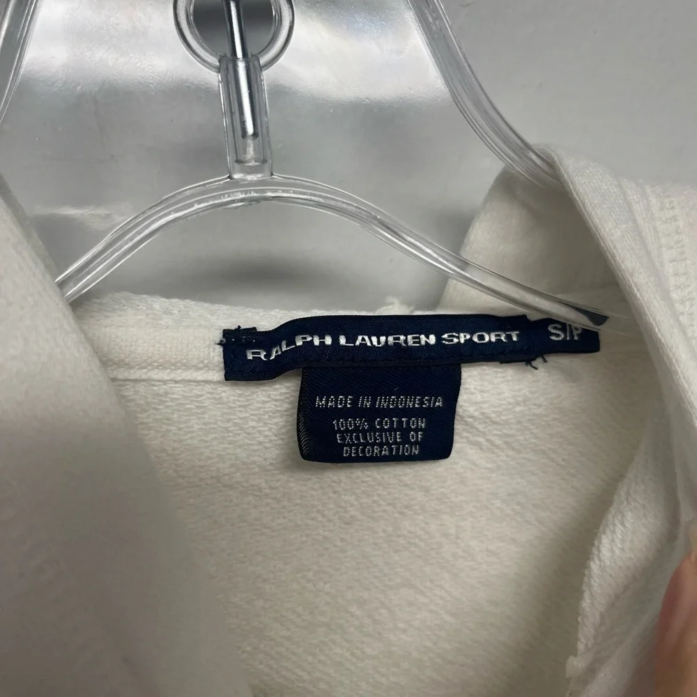 Ralph Lauren Sport Zip Up Hooded Top S